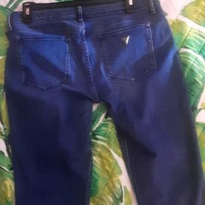 Guess, Power Stretch Skinny. Jeans. Blue.
